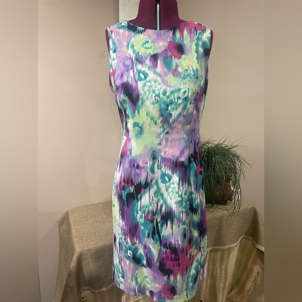 Connected Apparel Elegant Multicolor Sleeveless D… - image 1